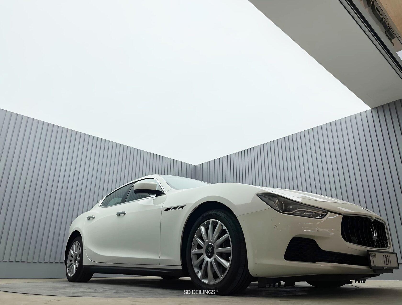 Star ceiling in cinema room